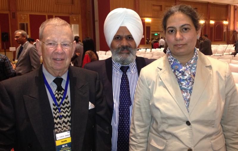 From right to left  Dr Charles Babbush , Dr A S Cheema , Dr Rayman